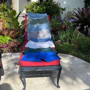 Lot of eight 5” inseam men’s shorts